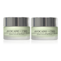 London Botanical Laboratories Crème contour des yeux 'Avocado + CBD' - 15 ml, 2 Pièces