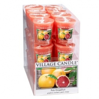 Village Candle Bougie Votive 'Pink Grapefruit' - 57 g, 24 Pièces