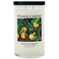 Village Candle Bougie parfumée 'Clementine Evergreen L' - 538 g