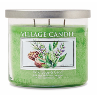 Village Candle 'Wild Sage & Cedar' Duftende Kerze - 396 g