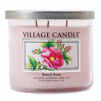 Village Candle Bougie parfumée 'Beach Rose' - 396 g