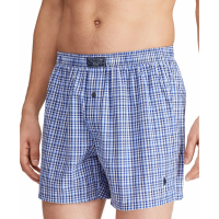 Polo Ralph Lauren Plaid Single-Button Fly Boxers pour Hommes