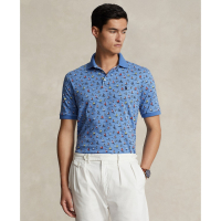 Polo Ralph Lauren Classic-Fit Patterned Soft Cotton Polo Shirt pour Hommes