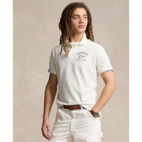 Polo Ralph Lauren Classic-Fit Nautical-Print Cotton Mesh Polo Shirt für Herren