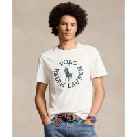 Polo Ralph Lauren Classic-Fit Big Pony Logo Jersey T-Shirt pour Hommes