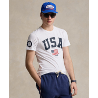 Polo Ralph Lauren Team USA Custom Slim-Fit Graphic T-Shirt pour Hommes