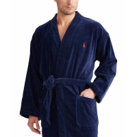 Polo Ralph Lauren Men's Sleepwear Soft Cotton Kimono Velour Robe