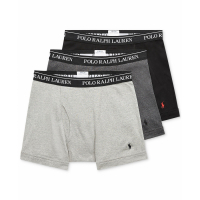 Polo Ralph Lauren Classic Cotton Boxer Briefs pour Hommes - 3 Pièces