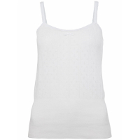 Jw Anderson Women's 'Logo-Embroidered Pointelle' Sleeveless Top