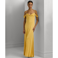 LAUREN Ralph Lauren Women's Off-The-Shoulder Jersey Gown