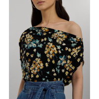 LAUREN Ralph Lauren Women's Floral Off-The-Shoulder Top