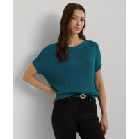 LAUREN Ralph Lauren Women's Rib-Knit Crewneck Sweater