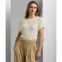 LAUREN Ralph Lauren Women's Rib-Knit Crewneck Sweater