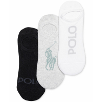 Polo Ralph Lauren Tonal Logo Liner Socks pour Femmes - 3 Paires