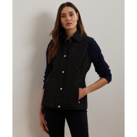 LAUREN Ralph Lauren 'Quilted Logo Vest' pour Femmes