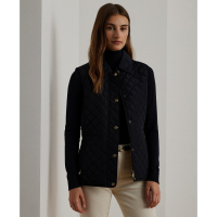 LAUREN Ralph Lauren 'Quilted Logo Vest' pour Femmes