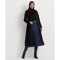 LAUREN Ralph Lauren Women's Single-Breasted Belted Maxi Coat