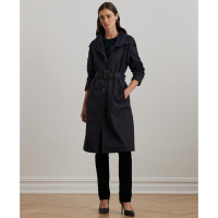 LAUREN Ralph Lauren Stand-Collar Maxi Trench Coat pour Femmes