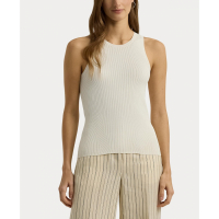 LAUREN Ralph Lauren Women's Rib-Knit Sweater Tank Top