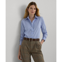 LAUREN Ralph Lauren Women's Cotton Collared Shirt