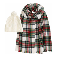 LAUREN Ralph Lauren Women's Woven Scarf and Knit Hats