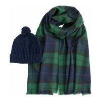 LAUREN Ralph Lauren Women's Woven Scarf and Knit Hats