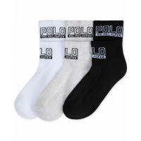 Polo Ralph Lauren Quarter Crew Socks pour Femmes - 3 Paires