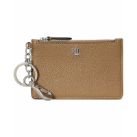 LAUREN Ralph Lauren Women's Leather Zip Card Case