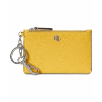 LAUREN Ralph Lauren Women's Leather Zip Card Case