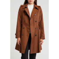 LAUREN Ralph Lauren Women's Needle Trench Coat