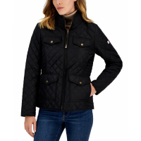 Tommy Hilfiger Quilted Zip-Up Jacket pour Femmes