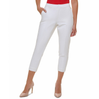 Tommy Hilfiger Cropped Elastic-Back Sloane Ankle Pants pour Femmes