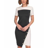 Tommy Hilfiger Women's Color-Blocked Asymmetric Dress