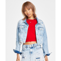 Tommy Jeans Izzie Cut-Off Denim Jacket pour Femmes