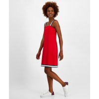 Tommy Hilfiger Women's Striped-Strap French Terry Sneaker Dress