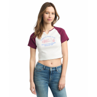 Tommy Jeans Women's Slim Vintage Prep Cropped T-Shirt