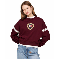 Tommy Jeans Women's Cotton Crest Logo Armband Sweatshirt