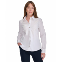 Tommy Hilfiger Cotton Puff-Print Long-Sleeve Shirt pour Femmes