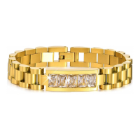 Stephen Oliver Men's 'Link CZ' Bracelet