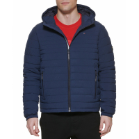 Tommy Hilfiger Men's Stretch Quilted Hooded Jacket