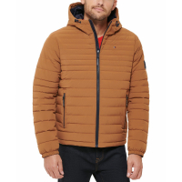 Tommy Hilfiger Men's Stretch Quilted Hooded Jacket