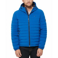 Tommy Hilfiger Men's Stretch Quilted Hooded Jacket