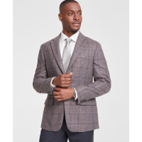 Tommy Hilfiger Modern-Fit Plaid Wool Sport Coat pour Hommes