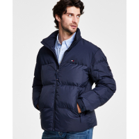 Tommy Hilfiger Men's Mixed-Media Puffer Jacket