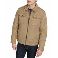 Tommy Hilfiger Men's Faux Suede Trucker Jacket