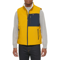 Tommy Hilfiger Men's Water Resistant Faux Shearling Lined Quilted Vest