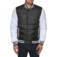 Tommy Hilfiger Varsity Quilted Bomber Jacket pour Hommes