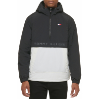 Tommy Hilfiger Men's Water Resistant Hooded Fleece Lined Anorak Jacket