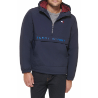 Tommy Hilfiger Men's Water Resistant Hooded Fleece Lined Anorak Jacket