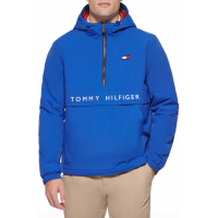 Tommy Hilfiger Men's Water Resistant Hooded Fleece Lined Anorak Jacket